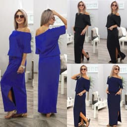 image-dress new summer dress for the summer women's European and American women's evening dress long skirt burst money wholesale