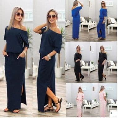 image-dress new summer dress for the summer women's European and American women's evening dress long skirt burst money wholesale