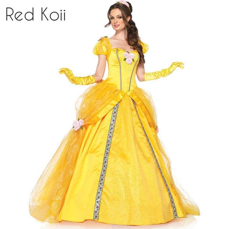 image-Masquerade Beauty and the Beast Bell Cosplay Evening Dress