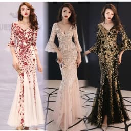 image-Banquet evening dress princess slim dress