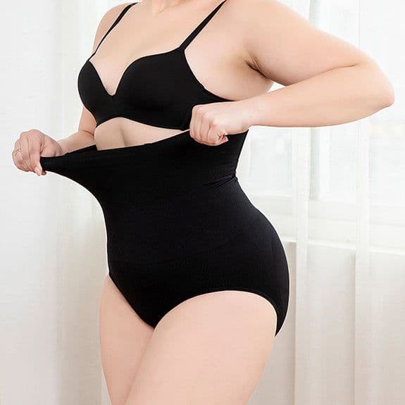 image-New Silicone Design Breathable High-Waisted Shaping Panties