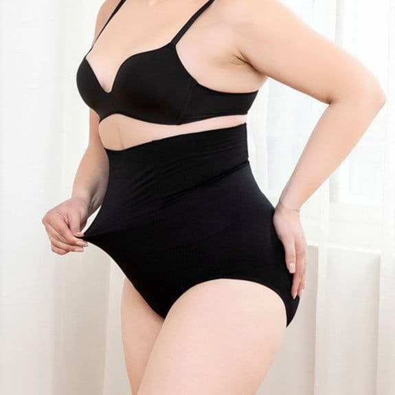 image-New Silicone Design Breathable High-Waisted Shaping Panties