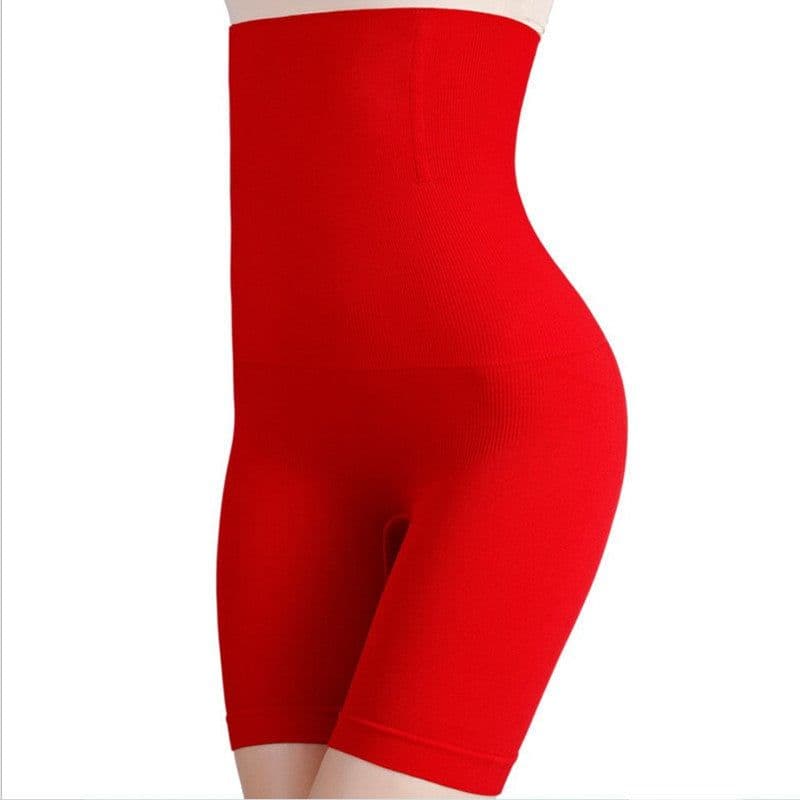 image-High Waist Plastic Non-slip Boxer Pants