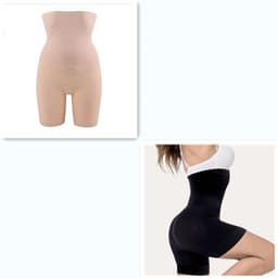 image-High Waist Plastic Non-slip Boxer Pants