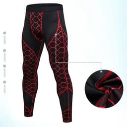 image-Men's Compression Run jogging Suits Grid Clothes Sports Set Long t shirt And Pants Gym Fitness workout Tights clothing 2pcs Sets