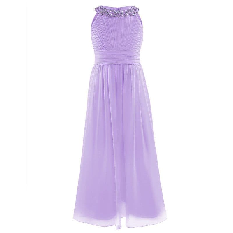 image-Girl Performing Piano Competition Birthday Dress Princess Dress