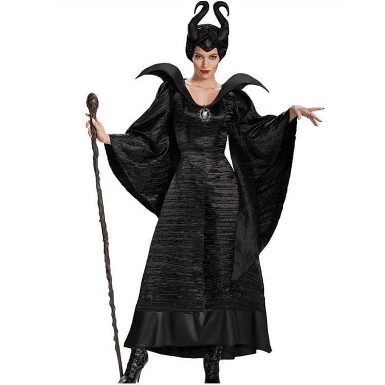 image-Halloween Maleficent Cosplay Costumes Horror Clothing Set