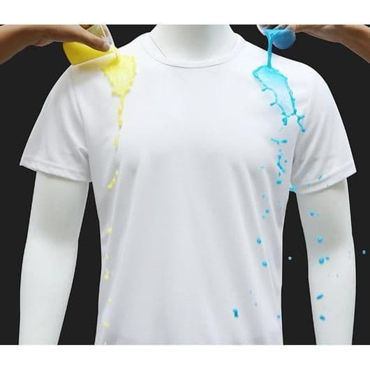 image-Quick-drying Waterproof Anti-fouling T-shirt Couple Half Sleeve Bottoming Shirt