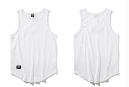image-High street bottom top vest male popular logo ins personality trend hip hop