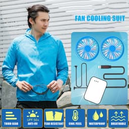 image-Smart cooling fan air condition cloth