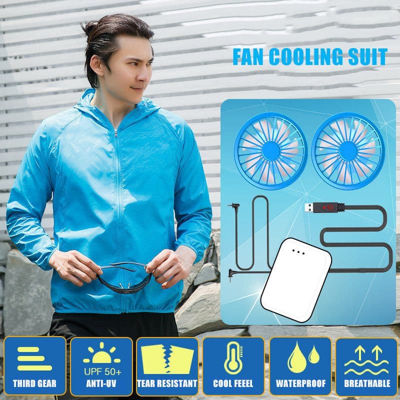 image-Smart cooling fan air condition cloth