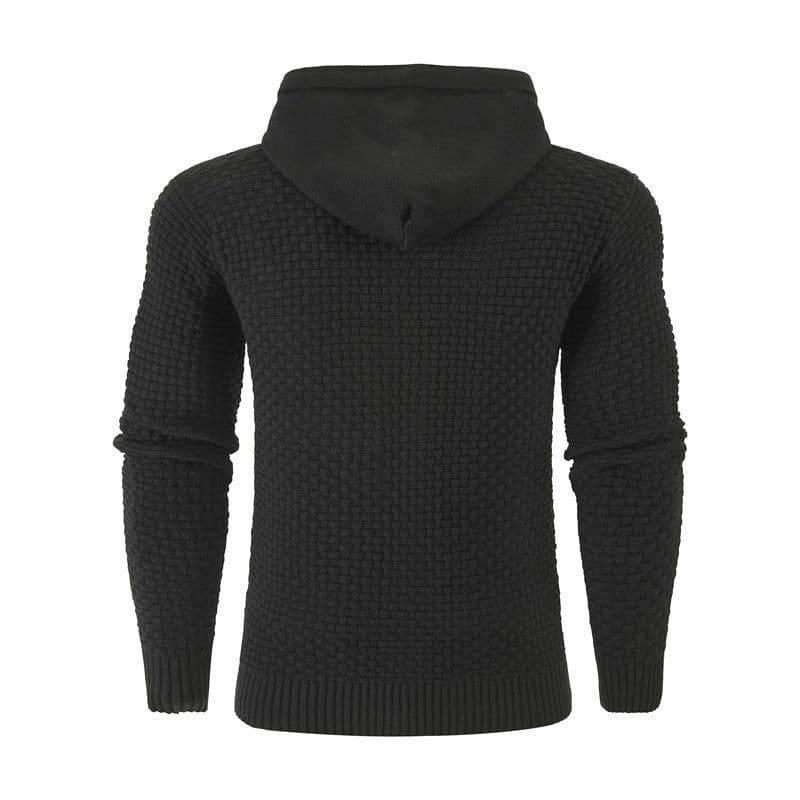 image-Four Seasons Knitting Zipper Hoodies Leather Printing 3D Outdoor Sports Hoodies with Pockets
