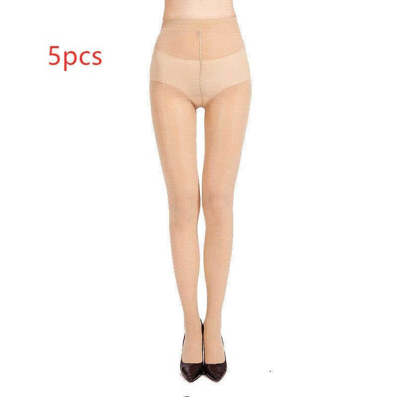 image-Sexy High Elastic Belly Mask Horse Oil Socks Steel Stockings