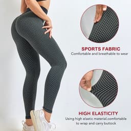 image-TIK Tok Leggings Women Butt Lifting Workout Tights Plus Size Sports High Waist Yoga Pants Small Amazon Banned