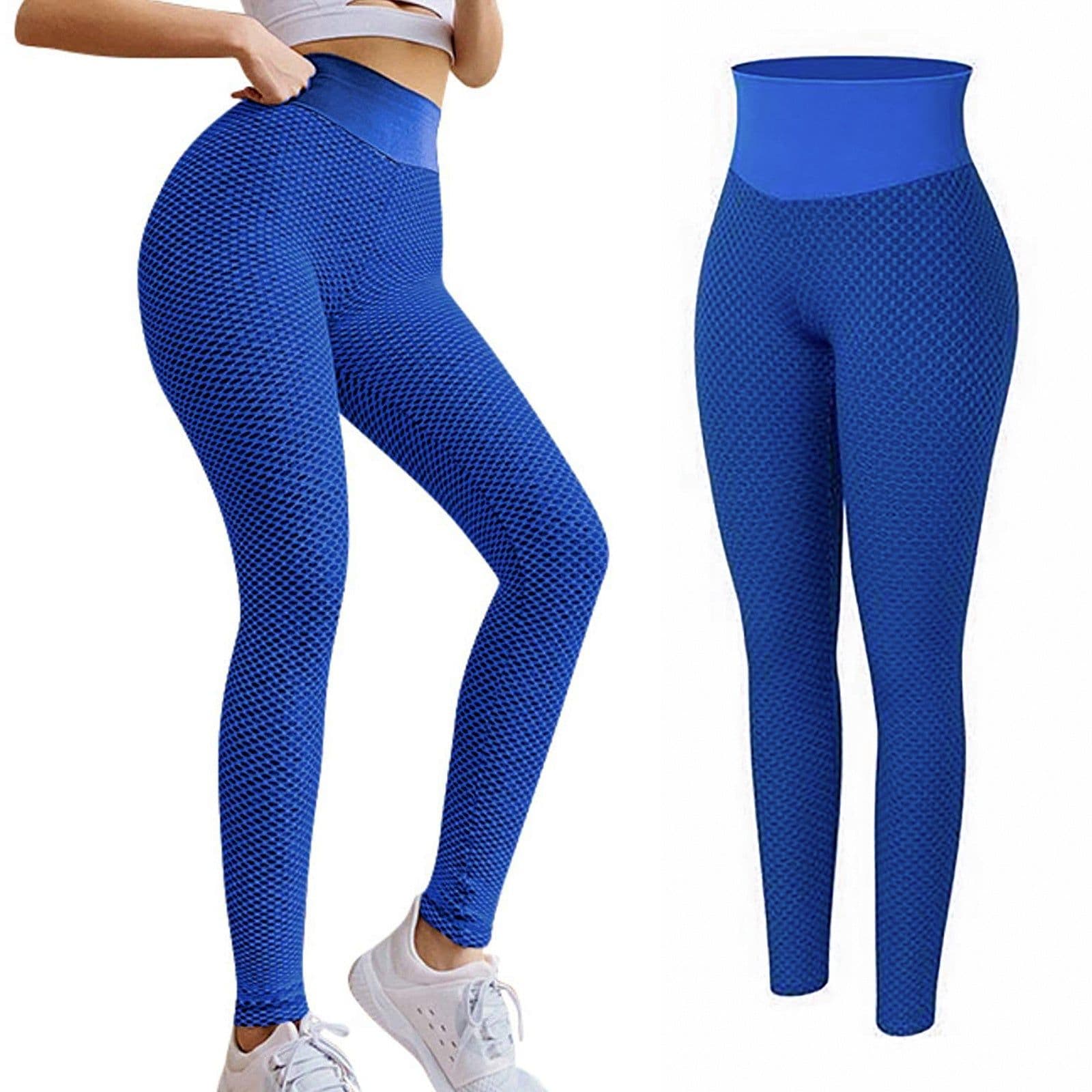 image-TIK Tok Leggings Women Butt Lifting Workout Tights Plus Size Sports High Waist Yoga Pants
