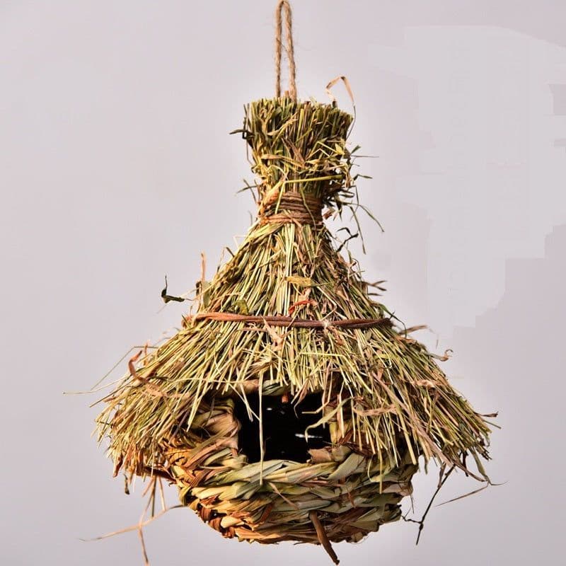image-Hand-knitted Goods Creative Gardening Decoration Pet Bird's Nest