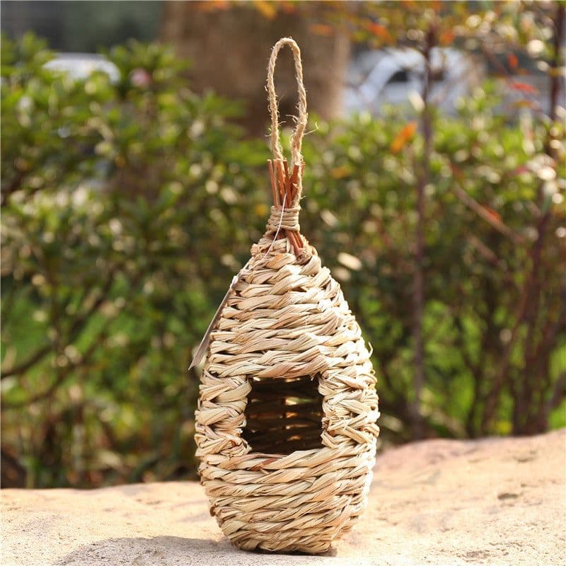 image-Hand-knitted Goods Creative Gardening Decoration Pet Bird's Nest