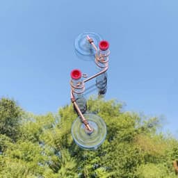 image-Garden Bird Feeder Supplies Hummingbird Feeder Drinker Suction Cup Easy To Clean Deck Garden Decor Bird Feeders for Wild Birds