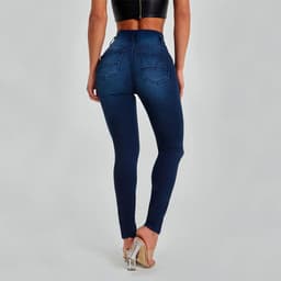 image-High Waist Jeans Women's Skinny Trousers Tight Stretch Shaping And Hip Lifting Pants
