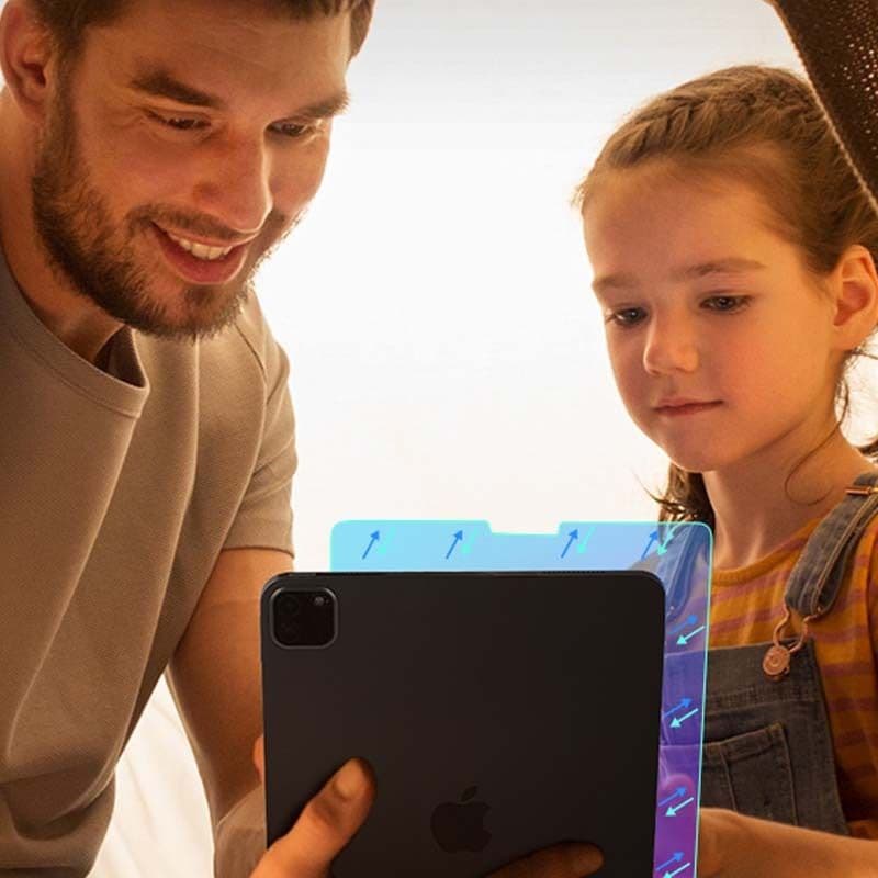 image-Compatible with Apple, IPad Tempered Full Screen Green Light Eye Protection HD Film