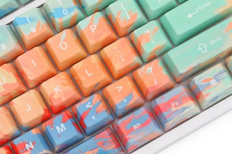 image-Five-Sided SubliOem Keycap Mechmation Sunset Keycap anical Keyboard Customization