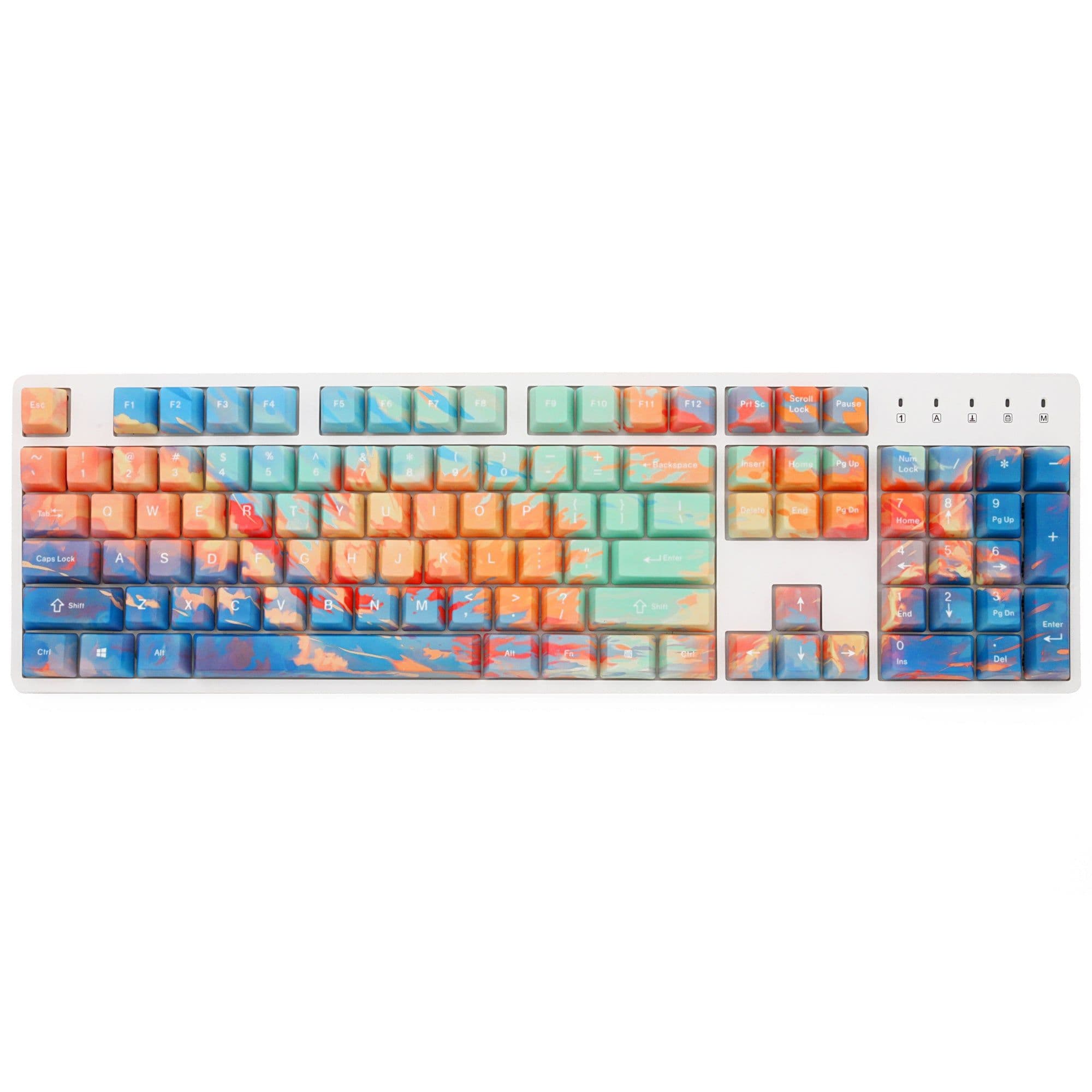 image-Five-Sided SubliOem Keycap Mechmation Sunset Keycap anical Keyboard Customization