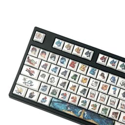 image-Xda Little Monster Sublimation Keycap Personality Cartoon Mechanical Keyboard Dedicated Keys