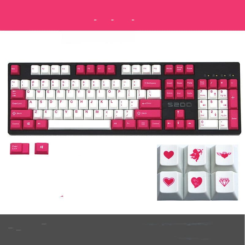 image-Ps Set Cheese Green Nautilus Graphite Cyan Two-Color Pbt Mechanical Keycap