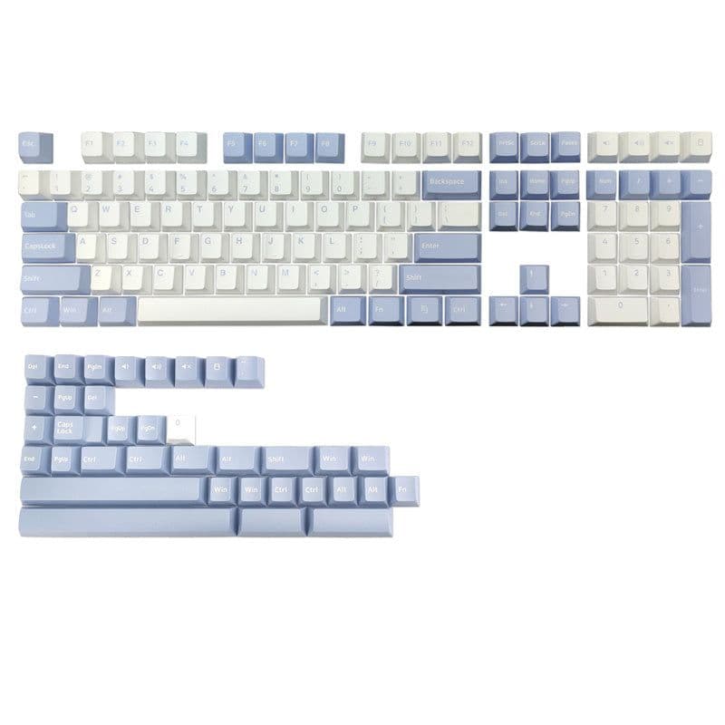 image-Ps Set Cheese Green Nautilus Graphite Cyan Two-Color Pbt Mechanical Keycap