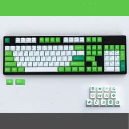 image-Ps Set Cheese Green Nautilus Graphite Cyan Two-Color Pbt Mechanical Keycap