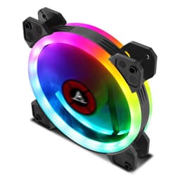 image-Camouflage Light Rgb Color Changing Chassis Fan 12cm