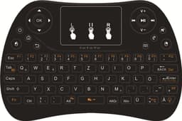 image-Mini touch keyboard with seven-color backlight English