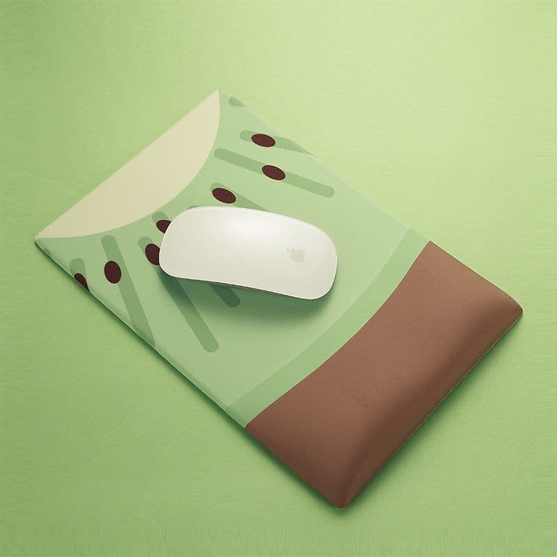 image-Kiwi Mouse Pad Soft Wrist Hand Support Cute Creative Girl Office Thickened Wrist Pad Han Mengwu