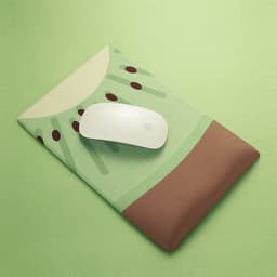 image-Kiwi Mouse Pad Soft Wrist Hand Support Cute Creative Girl Office Thickened Wrist Pad Han Mengwu