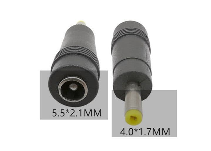 image-5521 Female To 4017 Male Adapter DC Power Conversion Plug 5.5X2.1 Female To 4.0X1.7 Male