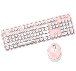 image-Ferris Hand Wireless Keyboard And Mouse Color Lipstick Punk Girl Cute Office Keyboard And Mouse