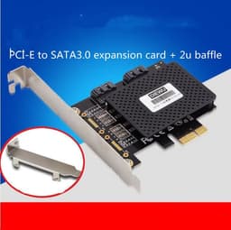 image-Compatible with Apple , Pcie Sata Pci-E To Sata3 Pcie Sata3.0 Expansion Card Asm1061 Ssd