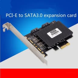 image-Compatible with Apple , Pcie Sata Pci-E To Sata3 Pcie Sata3.0 Expansion Card Asm1061 Ssd