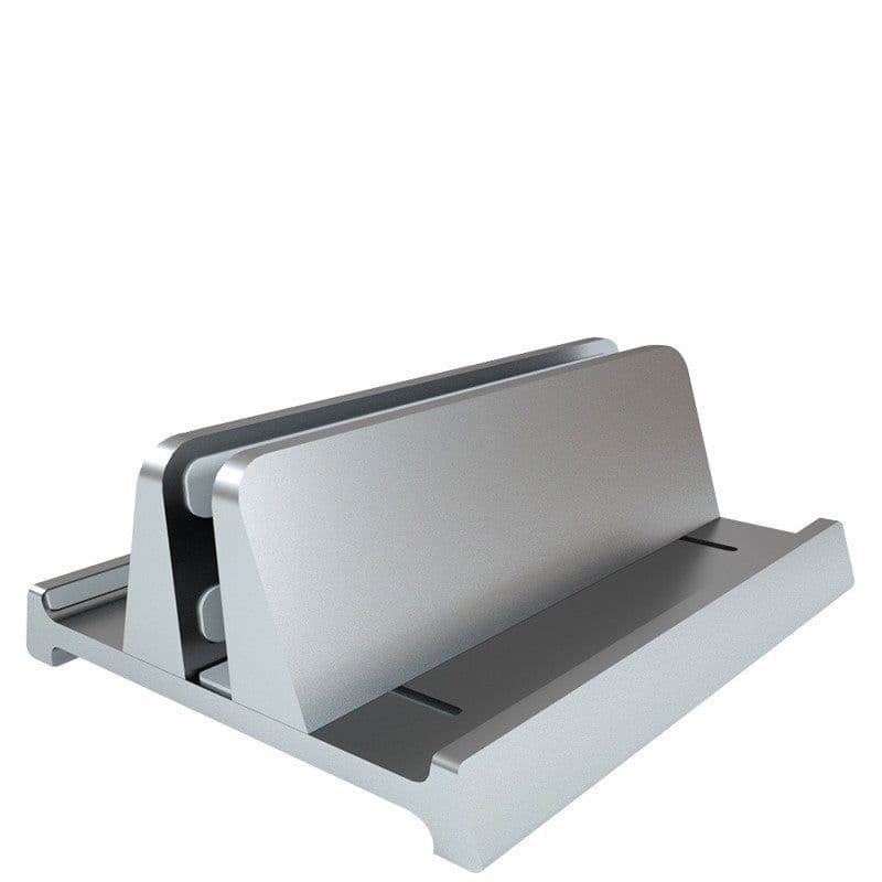 image-Compatible with Apple, Compatible with Apple , Notebook Vertical Stand Macbook Apple Computer Stand Upright Mini Storage Shelf Aluminum Alloy Heat Dissipation