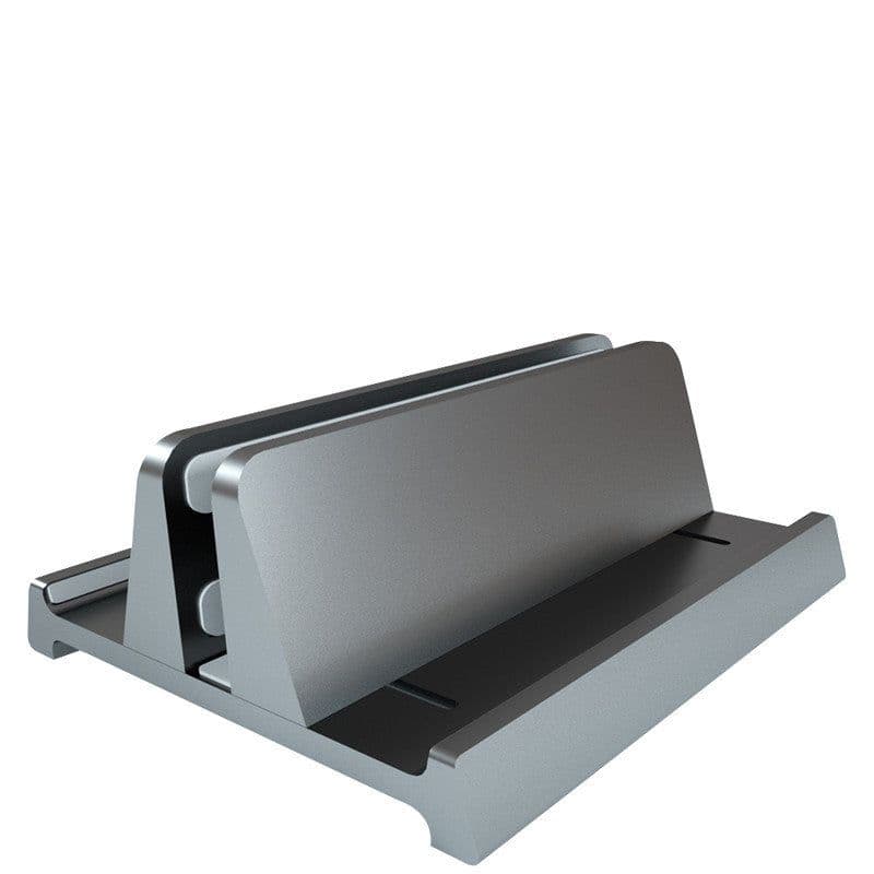 image-Compatible with Apple, Compatible with Apple , Notebook Vertical Stand Macbook Apple Computer Stand Upright Mini Storage Shelf Aluminum Alloy Heat Dissipation