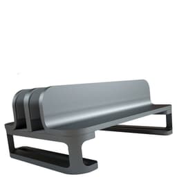 image-Compatible with Apple, Compatible with Apple , Notebook Vertical Stand Macbook Apple Computer Stand Upright Mini Storage Shelf Aluminum Alloy Heat Dissipation