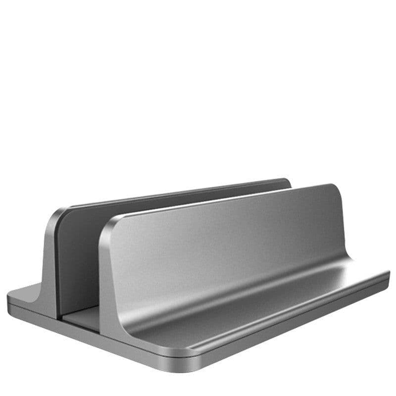 image-Compatible with Apple, Compatible with Apple , Notebook Vertical Stand Macbook Apple Computer Stand Upright Mini Storage Shelf Aluminum Alloy Heat Dissipation