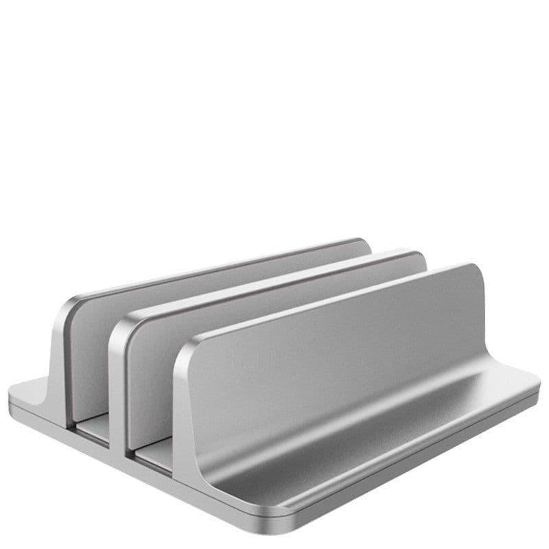 image-Compatible with Apple, Compatible with Apple , Notebook Vertical Stand Macbook Apple Computer Stand Upright Mini Storage Shelf Aluminum Alloy Heat Dissipation