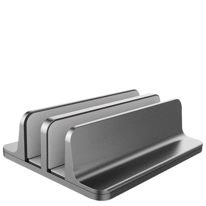 image-Compatible with Apple, Compatible with Apple , Notebook Vertical Stand Macbook Apple Computer Stand Upright Mini Storage Shelf Aluminum Alloy Heat Dissipation