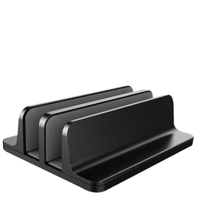 image-Compatible with Apple, Compatible with Apple , Notebook Vertical Stand Macbook Apple Computer Stand Upright Mini Storage Shelf Aluminum Alloy Heat Dissipation