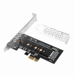 image-M2 To PCI-E 1X PCI-E To M.2 Hard Drive NVME Adapter Card SSD Hard Drive Card Reader 1X Test Card