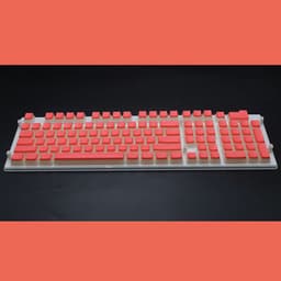 image-Pudding 108 Key Double Skin Pudding Cream PBT104 Two-color Milk Skin Mechanical Keyboard Translucent Keycap