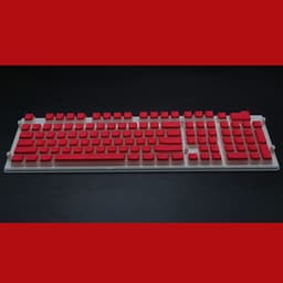 image-Pudding 108 Key Double Skin Pudding Cream PBT104 Two-color Milk Skin Mechanical Keyboard Translucent Keycap