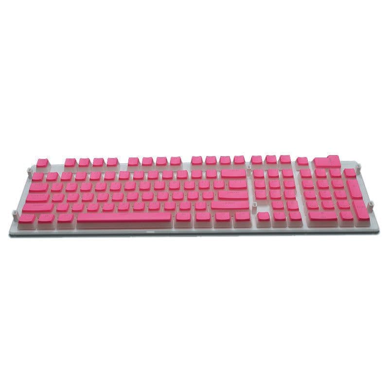 image-Pudding 108 Key Double Skin Pudding Cream PBT104 Two-color Milk Skin Mechanical Keyboard Translucent Keycap