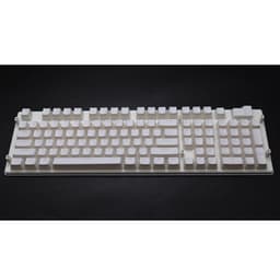 image-Pudding 108 Key Double Skin Pudding Cream PBT104 Two-color Milk Skin Mechanical Keyboard Translucent Keycap